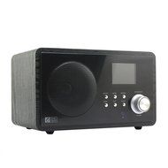 Ocean Digital WiFi Internet Radio WR60 Wlan Wireless Connection Wooden Desktop Media Player Alarm Clock Big Display... N6