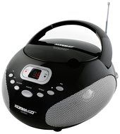 Koramzi Portable CD Boombox Stereo Sound System with Top-Loading CD Player, AM/FM Radio, and Aux Line-In- CD35...