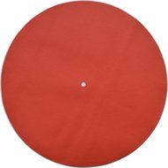Genuine Leather Turntable Platter Mat - Orange N2