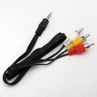 4ft 1.2m RCA Male to 3.5mm Male Jack Composite Audio Video A/V Cable for MX MXQ M8 EKB311B cs918 AV port Android... N2