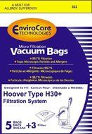 1 X Hoover 5 Pack Generic H30 Vacuum Bags