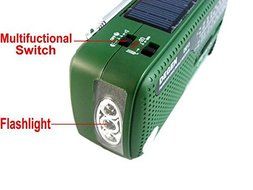 XHD&reg; DEGEN DE13 FM AM SW Crank Dynamo Solar Power Emergency Radio A0798A World Receiver N4
