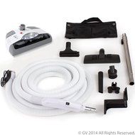 Central Vacuum kit with Power Head 30 foot hose and tools designed for Beam Electrolux Nutone Hayden designs to... N5