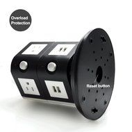 Bestten Multi-Functional Charging Station Tower: 6-Outlet Surge Protector with 4 USB Charging Ports (4.2A Total... N24