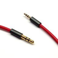 Red 1.5ft Gold Plated Design 3.5mm Male to 2.5mm Male Car Auxiliary Audio cable Cord headphone connect cable for... N2