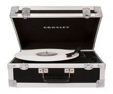 Crosley CR6251A-BK Bound Portable Turntable with Bluetooth Input, Black N2