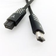 Pasow FireWire 800 to 400 9 to 6 pin Cable (9pin 6pin) 6FT , IEEE 1394 Firewire 800 9-pin/6-pin Cable 6 Feet N4