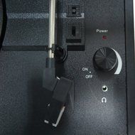 Timestorm XR-635RP Belt-Drive 3-Speed Portable Stereo Bluetooth Turntable N5