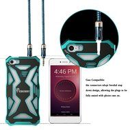 eBerry [A04 3.5mm Male to Male Audio Cable] Special Color Contrast Nylon Fiber Cloth Foil Shielded Slim Waist... N13