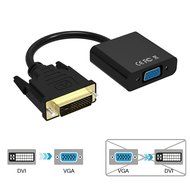 DVI to VGA, DVI 24+1 DVI-D to VGA Active Adapter Converter Cable, for PC, DVD, Monitor, HDTV N6