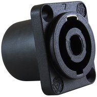 GLS Audio Speaker Jack Twist Lock 4 Pole Square (Rectangle) - Compatible with Neutrik Speakon NL4MP, NL4MPR, NL4FC... N3