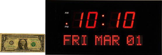 Active Living Oversized Digital LED Dynamic Wall Clock N2