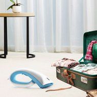 iGarden Handheld Steamer,Mini Garment Fabric Vapor Clothing Steamer for Home and Travel,includ clean brush &amp; Light N11