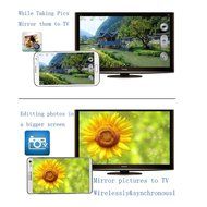 AMOITEC Wireless Wifi HDMI Display Dongle Adapter Support Mirror Function Airplay for iPhone 4/5/6 plus ipad mini... N6