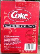 Coca Cola Coke Collectible Mini Clock N2