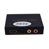 ZAMO HDMI Audio Extractor Support Ultra HD | 4K X 2K with Toslink Optica+Coaxial+3.5mm+ RCA R/L Audio Output Converter... N2