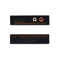 ZAMO HDMI Audio Extractor Support Ultra HD | 4K X 2K with Toslink Optica+Coaxial+3.5mm+ RCA R/L Audio Output Converter... N3