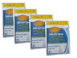 9 (3 Pkgs) Type 32115 Bissell Digi-Pro Allergy Vacuum Cleaner Bags 6900 Series. Also substitute for LG Samsung... N2