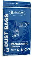 Panasonic Type C-3 vacuum cleaner bags #MC-125PT - Generic -3 pack