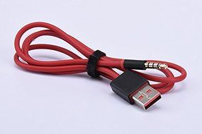 USB Charger Data SYNC Cable 3ft, AUX Audio Plug 3.5mm Jack to USB 2.0 Male Adapter for iPod Shuffle Beats by Dr.Dre... N4