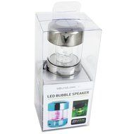 SoundLogic LED Speaker with Color-Morphing Light-Up Bubbles - Retail Packaging - Gun Metal N3