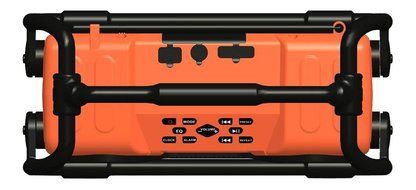 Pyle Industrial BoomBoX Bluetooth Stereo Speaker, Rugged Water-Resistant Radio Boom Box, Rechargeable Battery,... N15
