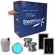 Steam Spa RYT1200CH Royal 12 KW Quick Start Acu-Steam Bath Generator Package, Chrome N7