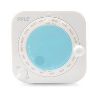 Splash Proof Water Resistant Mini AM/FM Radio with Hanging Strap, Rotary Volume Control, Manual Tuner N2