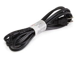 Monoprice 107673 10-Feet 18AWG Unpoloraized C7 to NEMA 1-15 AC Power Cable - Black