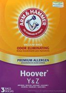 Arm and Hammer Premium Vacuum Bags - Hoover Y/Z - Pack of 3 N2