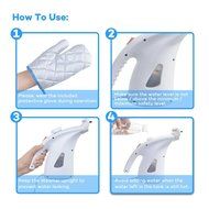 TaoTronics Garment Steamer, 2 Set of Upgraded 200ml Large Capacity Handheld Fabric Steamer for Clothes with Protective... N9