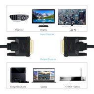 DVI Cable, ICZI DVI Male to DVI Male Cable Gold Plated Single Link (24+1 Pin) Digital Video Monitor Cable - 6... N3