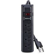 CyberPower CSB404MP6 Surge Protector 4-Outlets 4-Ft Cord 600 Joules, 6 Pack