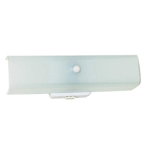 Sunset Lighting F2062-30 Bath Light with Opal Glass, White Finish by Sunset Lighting