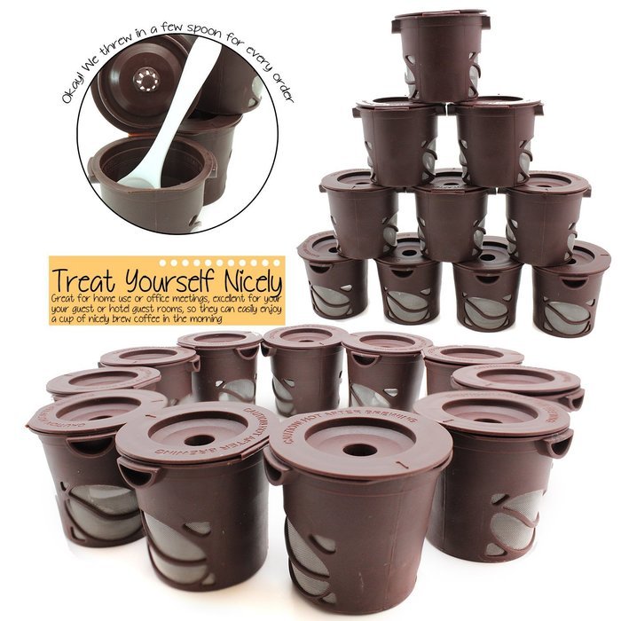 Refillable Single Cup Reusable Filter Pack of 3