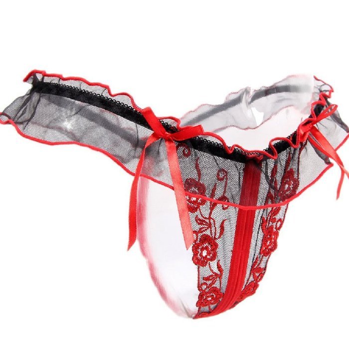 Underpants ，Beautyvan Comfortable 2016 New Womens Open Crotch Thongs G-string T-back Panties Lingerie Underwear