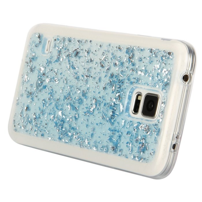 Galaxy S5 Neo Case,Galaxy S5 Case,ikasus Ultra Thin Clear Crystal Bling Shiny Giltter Rhinestone Clear Rubber... N24
