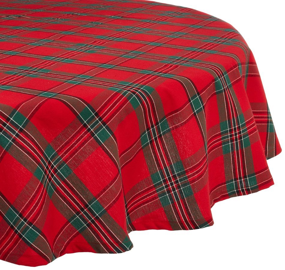 DII Christmas Holiday Holly Jolly Plaid Napkin, Set of 6 N77