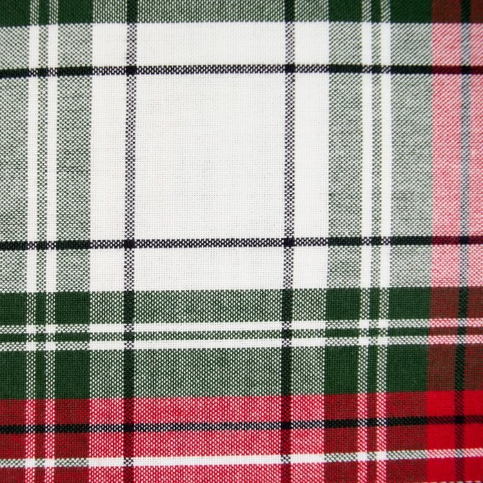 DII Christmas Holiday Holly Jolly Plaid Napkin, Set of 6 N78