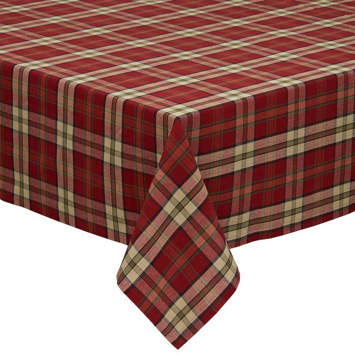DII Christmas Holiday Holly Jolly Plaid Napkin, Set of 6 N79