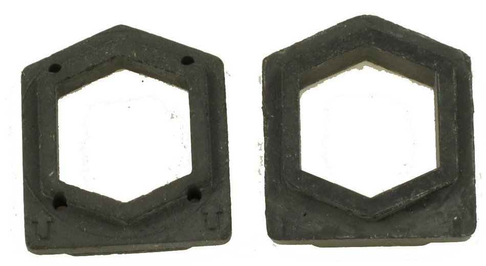 Sanitaire Vac Rubber Hex End Caps