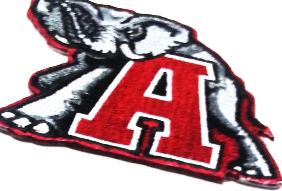 Alabama Crimson Tide Embroidered Sew on Patch for Collection with Free Shipping By Botan