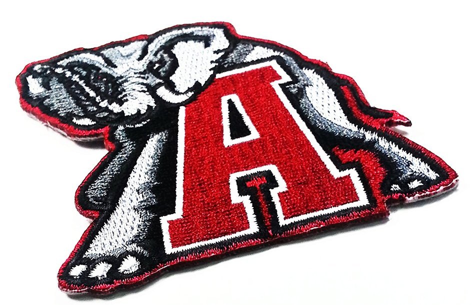 Alabama Crimson Tide Embroidered Sew on Patch for Collection with Free Shipping By Botan N2
