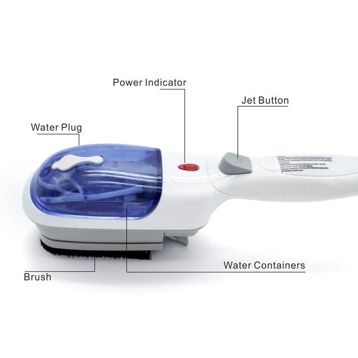 Fanme Steamer Brush Laundry Clothes Suit Electric Steamer Portable Travel Handheld Fabric Wrinkles Iron Heated... N7