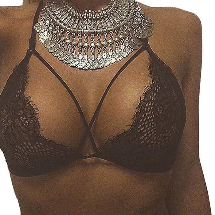 HOT Sale Lingerie!Canserin Women Corset Lace Push Up Vest Top Bra N11