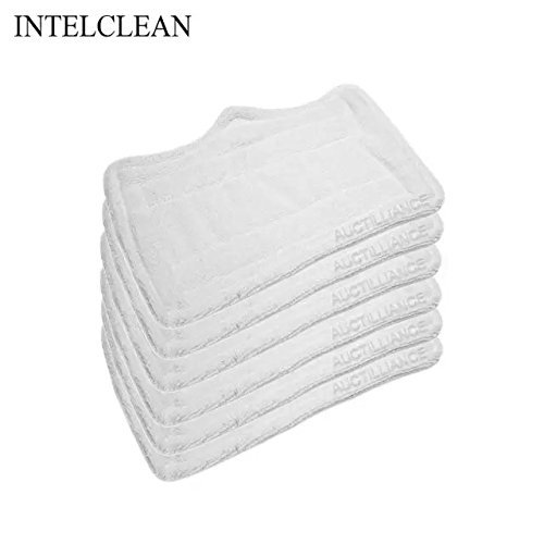 INTELCLEAN Accessories For 6 Shark Euro Pro Steam Mop Compatible Replacement Pads Europro Microfiber S3250 S3101