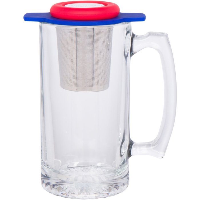 Premium Stainless Steel Tea Infuser Strainer - Standard Size Tea Strainer with Silicone Lined Lid with Finest... N3
