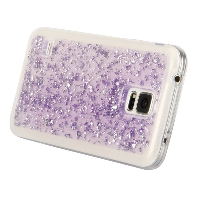 Galaxy S5 Neo Case,Galaxy S5 Case,ikasus Ultra Thin Clear Crystal Bling Shiny Giltter Rhinestone Clear Rubber... N33