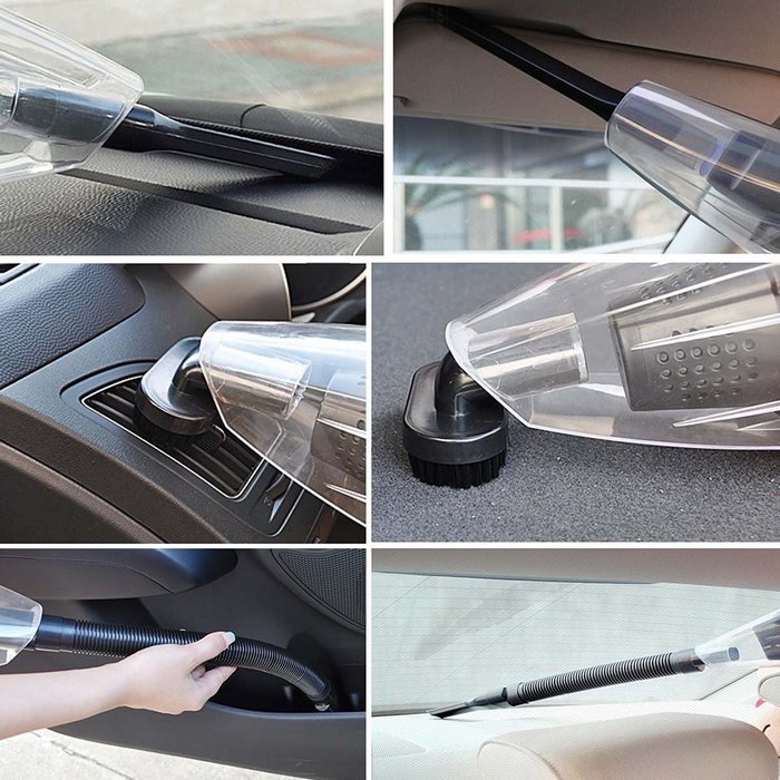 Car Vacuum Cleaner 120W,NUWA 12V Portable Mini Wet/Dry Auto Vacuum Dust Buster Handheld Cleaner with 16.4FT Power... N15