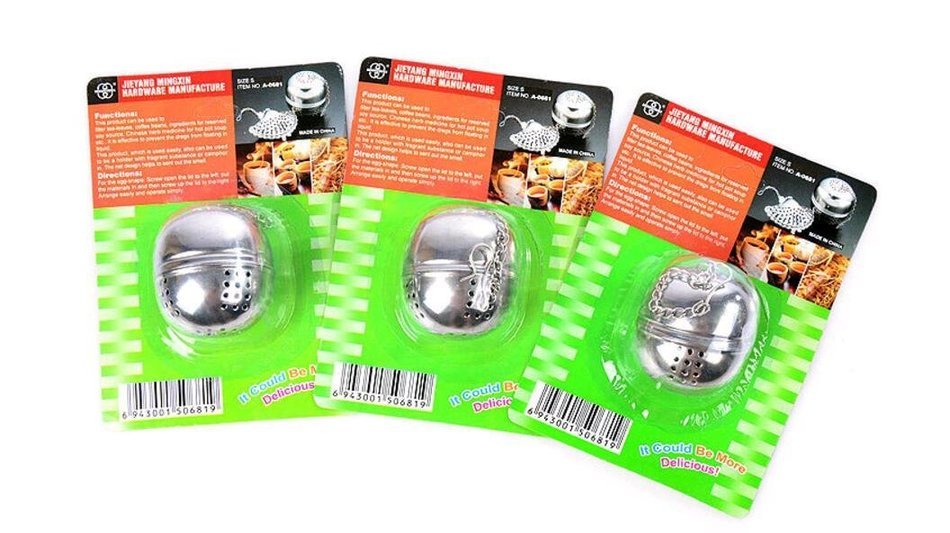 Rainbow Love Stainless Steel Tea Ball Infuser Strainer,Set of 2